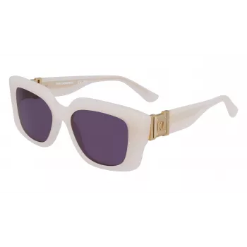 KARL LAGERFELD KL6125S-280 Gafas de sol mujer Havana carey Montura de acetato Lentes marrones degradadas 52mm