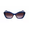 KARL LAGERFELD KL6127S521842 Gafas de sol para mujer - Montura negra, lentes grises degradadas, 52 mm