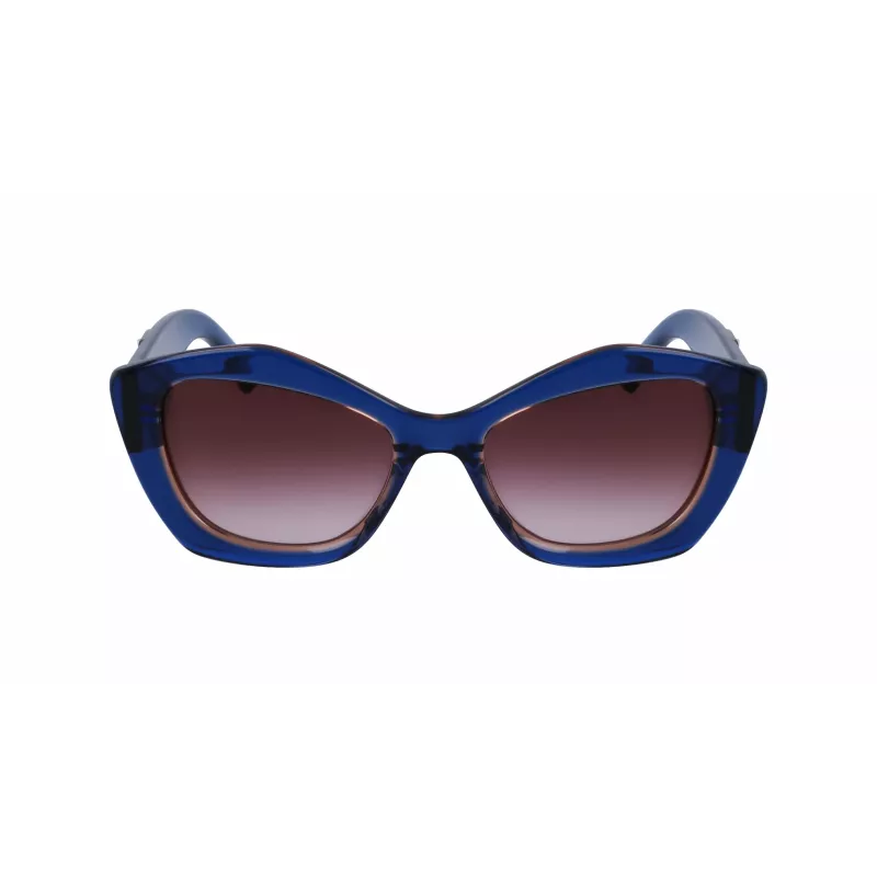 KARL LAGERFELD KL6127S521842 Gafas de sol para mujer - Montura negra, lentes grises degradadas, 52 mm