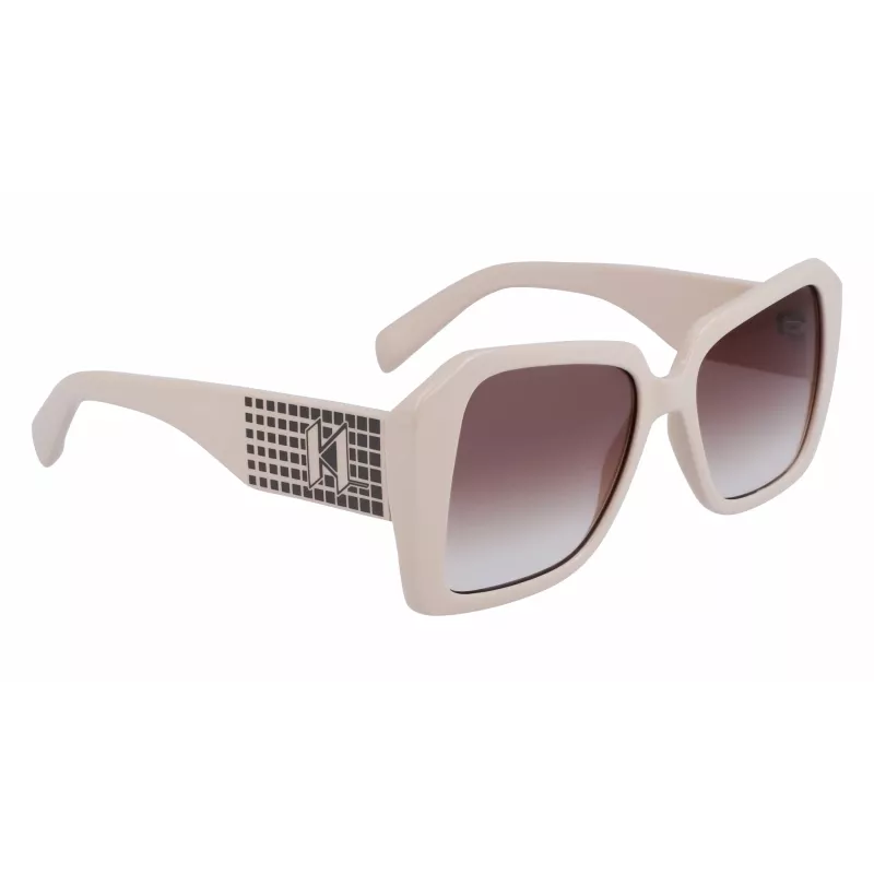 Gafas de sol rectangulares KARL LAGERFELD KL6140S531710 mujer negro/gris 53 mm