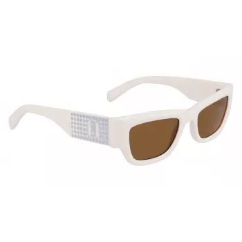 KARL LAGERFELD KL6141S522110 Gafas de sol de mujer - montura negra, lentes grises degradadas, 52/21/140 mm