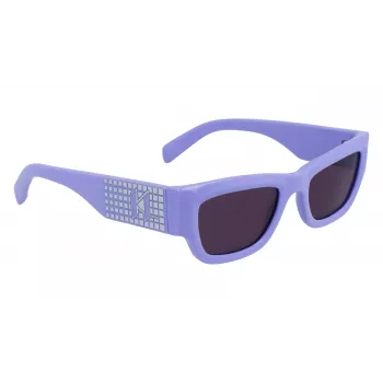 Gafas de sol ojo de gato KARL LAGERFELD KL6141S522154 mujer - Montura de acetato negra, lentes grises degradadas, 52 mm