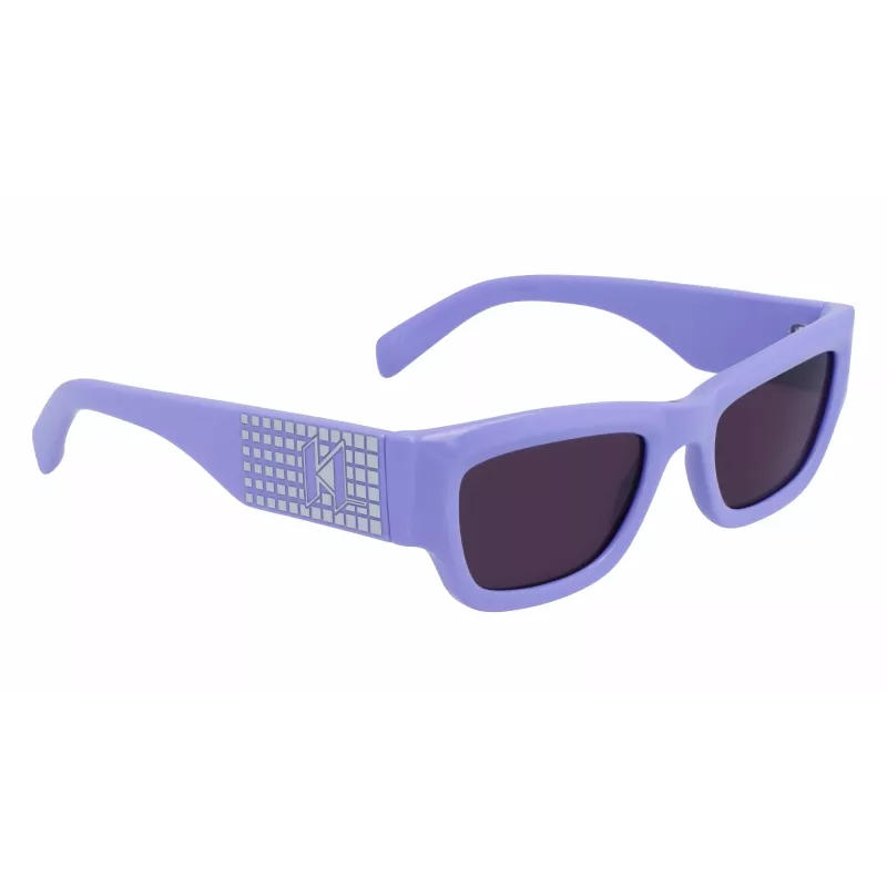Gafas de sol ojo de gato KARL LAGERFELD KL6141S522154 mujer - Montura de acetato negra, lentes grises degradadas, 52 mm