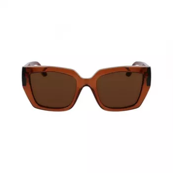 KARL LAGERFELD KL6143S-246 Gafas de sol mujer Havana Brown Tortoise Montura de acetato Lentes marrones degradadas 53mm