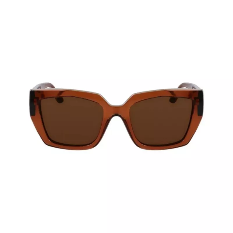 KARL LAGERFELD KL6143S-246 Gafas de sol mujer Havana Brown Tortoise Montura de acetato Lentes marrones degradadas 53mm