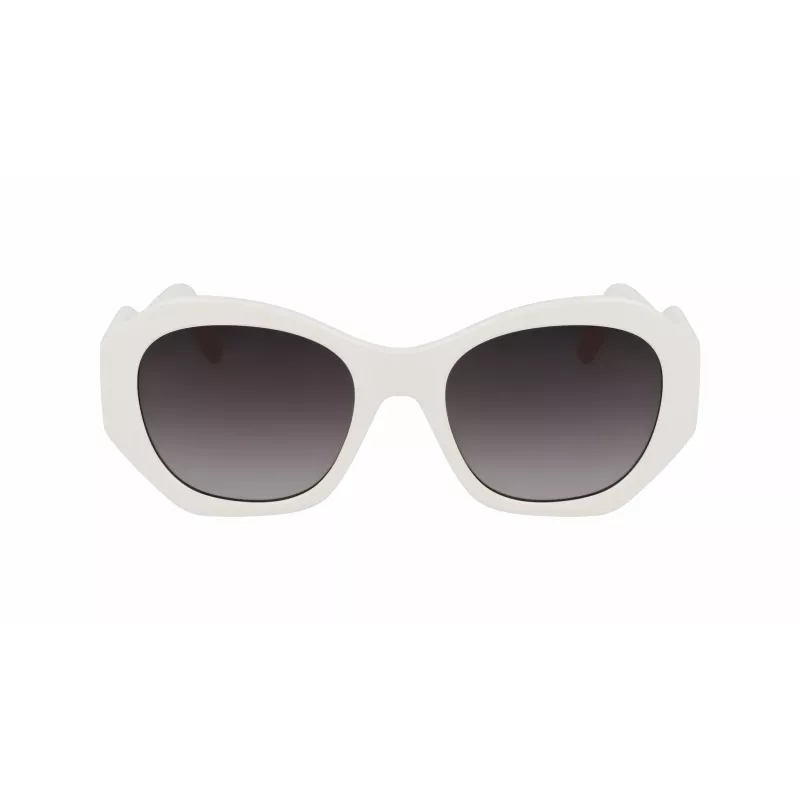 KARL LAGERFELD KL6146S-105 Gafas de sol mujer Havana acetato montura cuadrada lentes marrones degradadas 54mm