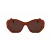KARL LAGERFELD KL6146S-200 Gafas de sol de mujer cuadradas Havanna acetato lentes marrones tintadas 54mm
