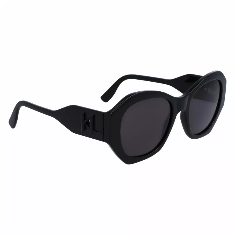 KARL LAGERFELD KL6146SN-1 Gafas de sol para mujer - Montura de acetato cuadrada estilo ojo de gato - Protección UV400 - Lente de 54 mm