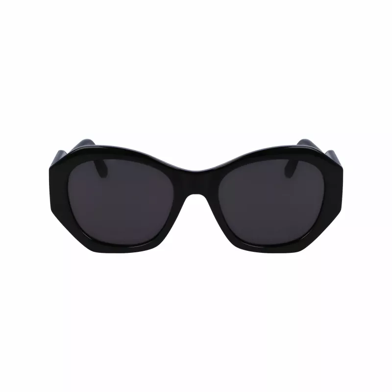 KARL LAGERFELD KL6146SN-1 Gafas de sol para mujer - Montura de acetato cuadrada estilo ojo de gato - Protección UV400 - Lente de 54 mm