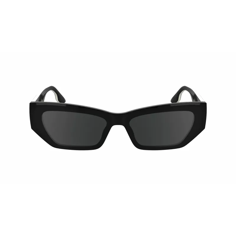 Gafas de sol KARL LAGERFELD KL6160S unisex - Montura negra, lentes grises - 54/17/140 mm