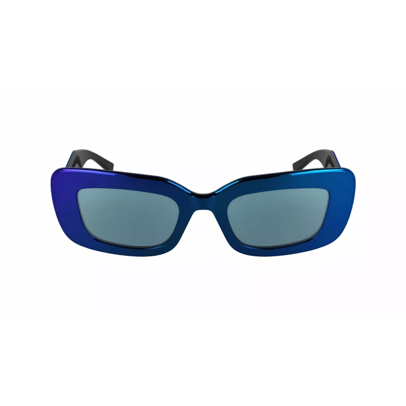 KARL LAGERFELD KL6164S-400 Gafas de sol de mujer Cat-Eye transparente azul gris degradado 50 mm