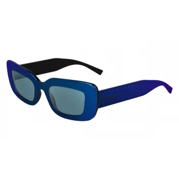 KARL LAGERFELD KL6164S-400 Gafas de sol de mujer Cat-Eye transparente azul gris degradado 50 mm
