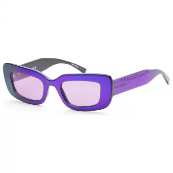 KARL LAGERFELD KL6164S-500 Gafas de sol de mujer cuadradas de acetato - negro/gris 50mm