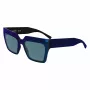 KARL LAGERFELD KL6181SN-400 Gafas de sol para mujer estilo ojo de gato Azul degradado