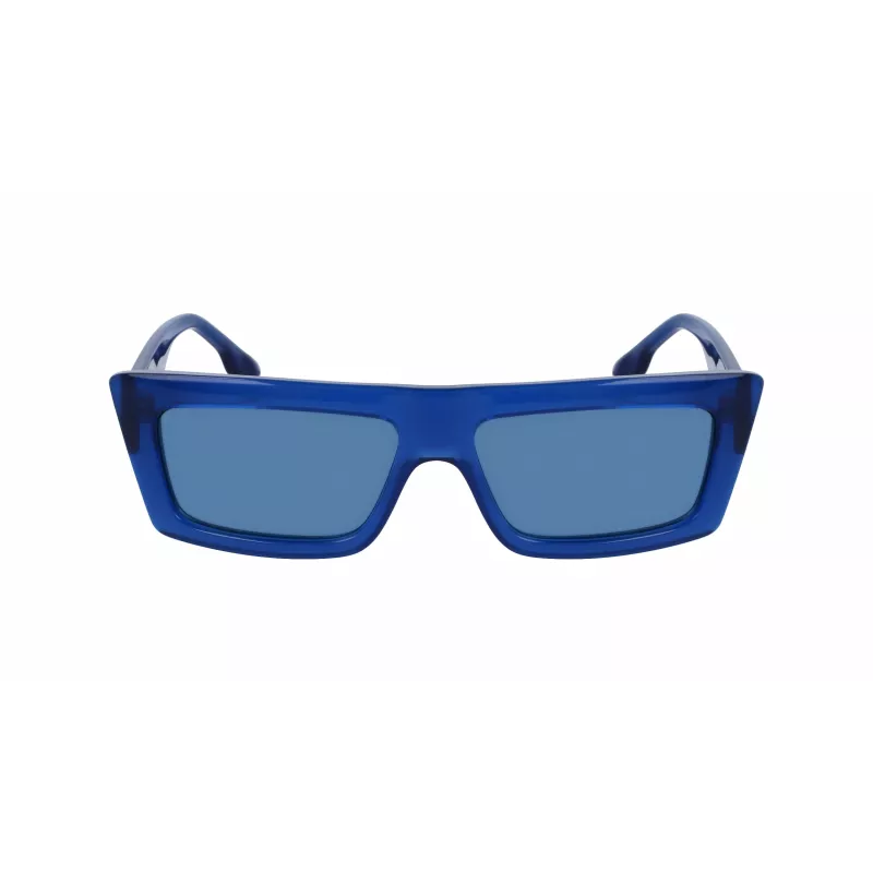 KARL LAGERFELD KLJ6147S Gafas de sol unisex - Montura negra Lentes grises 56/15/145 mm
