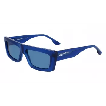 KARL LAGERFELD KLJ6147S Gafas de sol unisex - Montura negra Lentes grises 56/15/145 mm