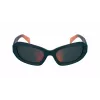 KARL LAGERFELD KLJ6200S Gafas de sol unisex - Montura negra, lentes grises, 57 mm