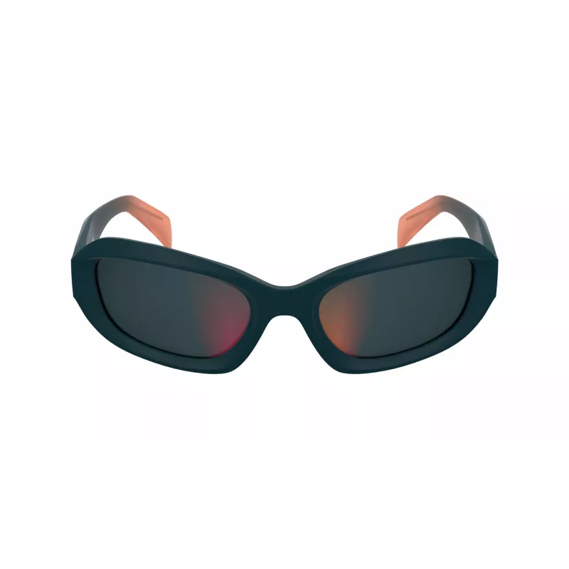 KARL LAGERFELD KLJ6200S Gafas de sol unisex - Montura negra, lentes grises, 57 mm