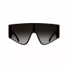 Karl Lagerfeld Gafas de sol unisex cuadradas KL6209S-601 Negro/Gris 65-19-140