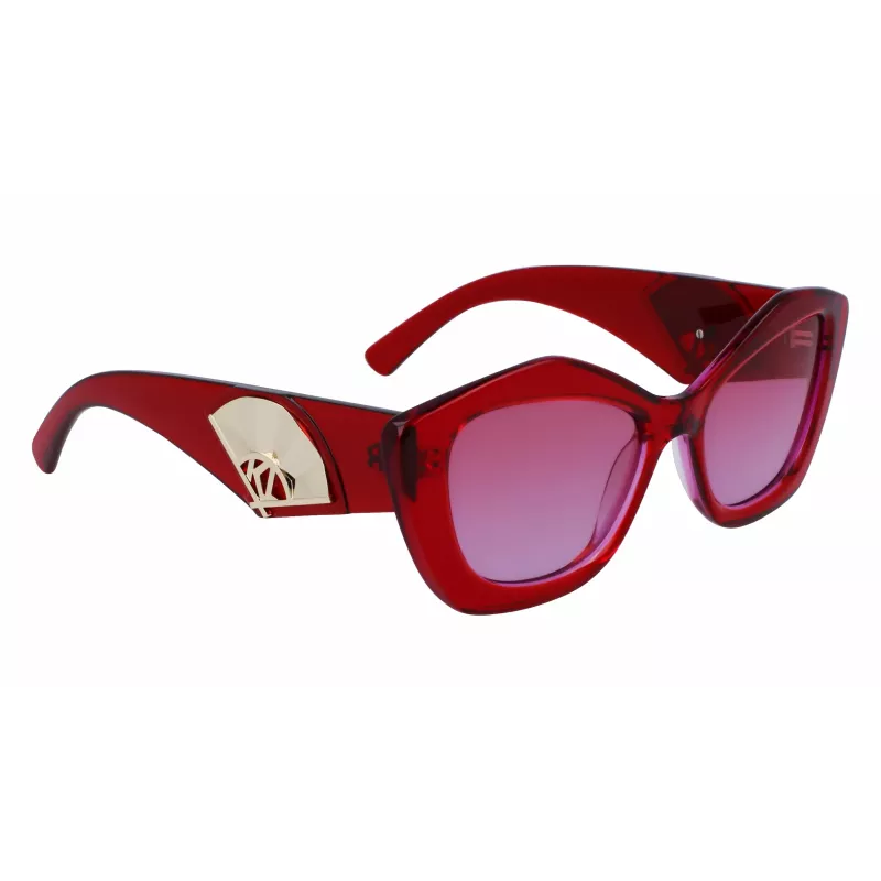 KARL LAGERFELD Gafas de sol para mujer cuadradas de acetato KL6127S 521862 52/18/140 mm