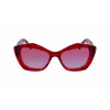 KARL LAGERFELD Gafas de sol para mujer cuadradas de acetato KL6127S 521862 52/18/140 mm