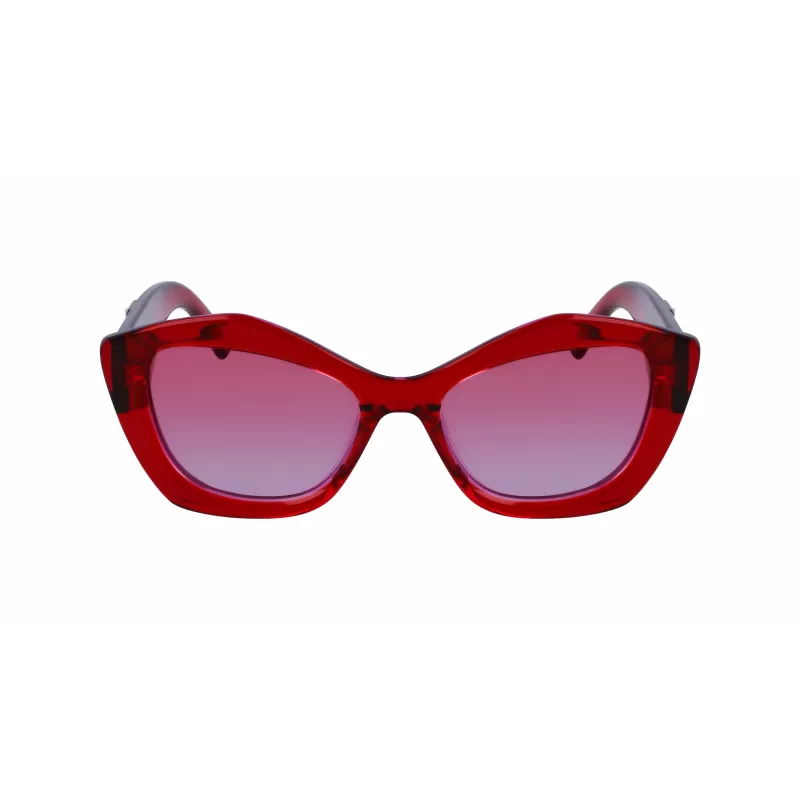 KARL LAGERFELD Gafas de sol para mujer cuadradas de acetato KL6127S 521862 52/18/140 mm