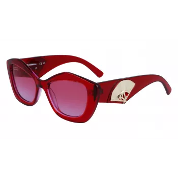 KARL LAGERFELD Gafas de sol para mujer cuadradas de acetato KL6127S 521862 52/18/140 mm