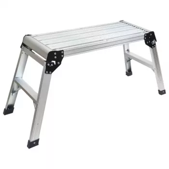 Kastom plataforma de trabajo de aluminio ML-203 - capacidad de carga 150 kg, altura 500 mm, plegable