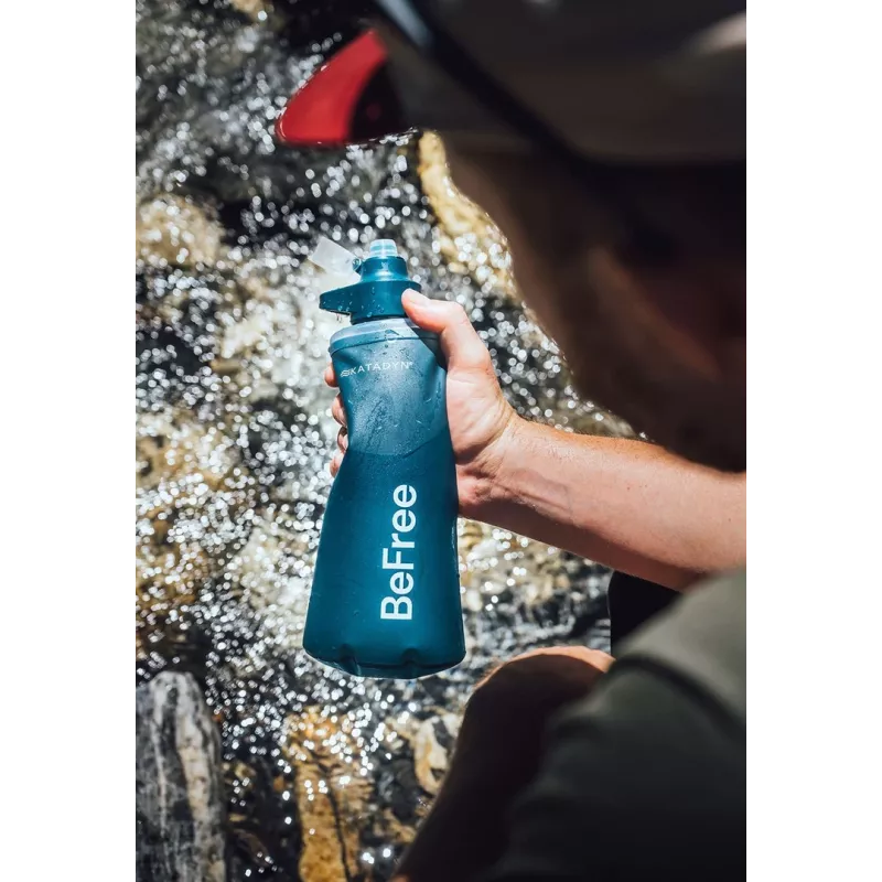 Botella con filtro de agua Katadyn BeFree Filter AC 1.0L Slate Blue