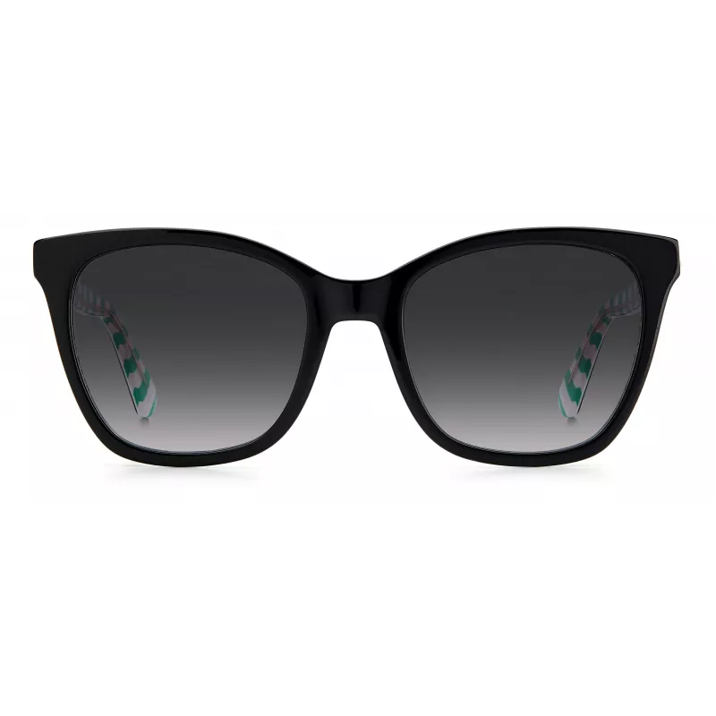 KATE SPADE Gafas de sol de mujer DESIS807F59O, montura de acetato habana, lentes degradadas marrones, 55/17/140 mm