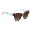 Gafas de sol de mujer KATE SPADE SAVANNAGSIPRF - Montura de acetato Havanna, lentes marrones degradadas, 57/17/140 mm