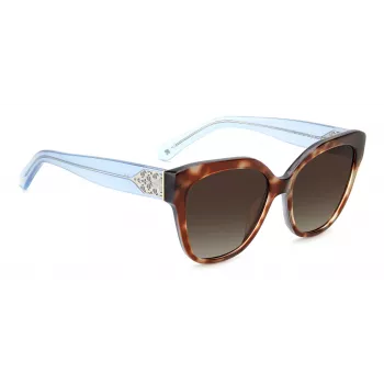 Gafas de sol de mujer KATE SPADE SAVANNAGSIPRF - Montura de acetato Havanna, lentes marrones degradadas, 57/17/140 mm
