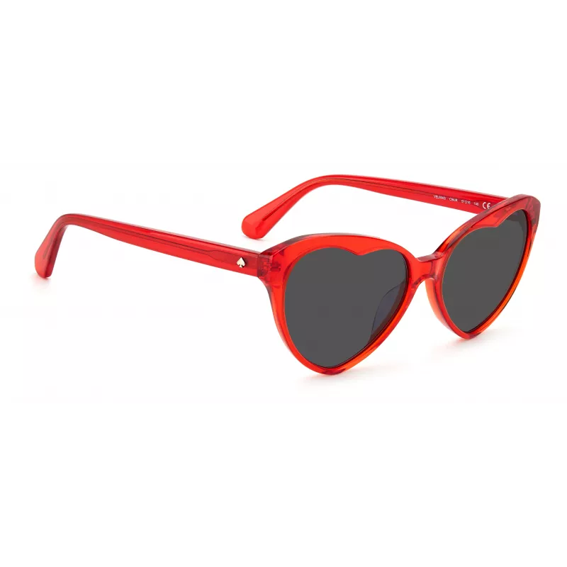 Gafas de sol de mujer Kate Spade Velma VELMASC9AF7IR montura negra lentes grises degradadas 57/17/140 mm