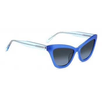 Gafas de sol cuadradas de mujer KATE SPADE Amelie - Montura negra, lentes grises degradadas 54 mm