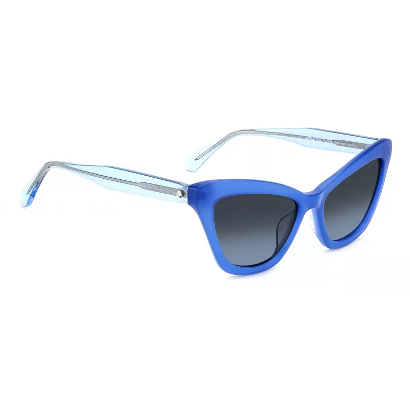 Gafas de sol cuadradas de mujer KATE SPADE Amelie - Montura negra, lentes grises degradadas 54 mm