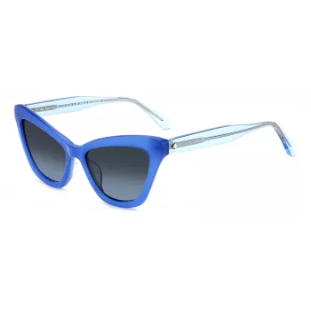 Gafas de sol cuadradas de mujer KATE SPADE Amelie - Montura negra, lentes grises degradadas 54 mm