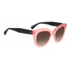 Gafas de sol Cat-Eye de mujer KATE SPADE BELA acetato negro lente gris degradada 50 mm