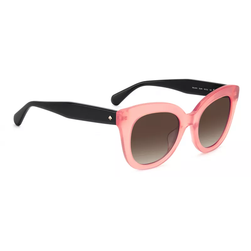 Gafas de sol Cat-Eye de mujer KATE SPADE BELA acetato negro lente gris degradada 50 mm