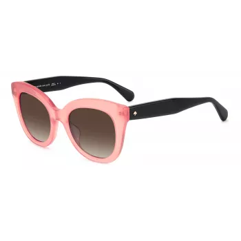 Gafas de sol Cat-Eye de mujer KATE SPADE BELA acetato negro lente gris degradada 50 mm
