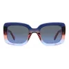 KATE SPADE gafas de sol mujer Bellamy cuadradas de acetato Havana marrón degradado 52 mm