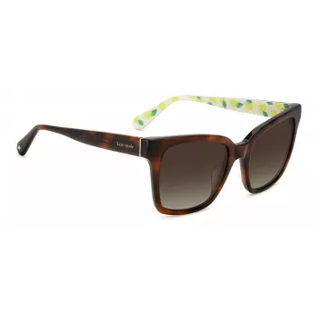 KATE SPADE Gafas de sol para mujer Harlow GS086F5 - Montura de acetato cuadrada 55/17/140 mm