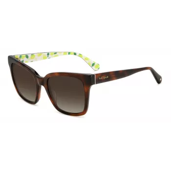 KATE SPADE Gafas de sol para mujer Harlow GS086F5 - Montura de acetato cuadrada 55/17/140 mm