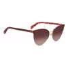 KATE SPADE Gafas de sol mujer Izara cat-eye - Montura de acetato negra con lentes grises degradadas - 57/17/140 mm