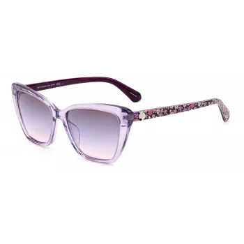KATE SPADE gafas de sol mujer Lucca angulares Havana acetato lentes marrones degradadas 55 mm