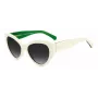 KATE SPADE Gafas de sol de mujer Paisleigh SVK6 rectangulares - Montura negra, lentes grises degradadas 55/17/140 mm
