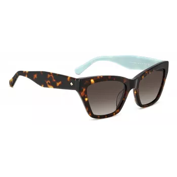 Kate Spade Gafas de sol de mujer FAYGS086F4HA Havana acetato marrón degradado 54mm
