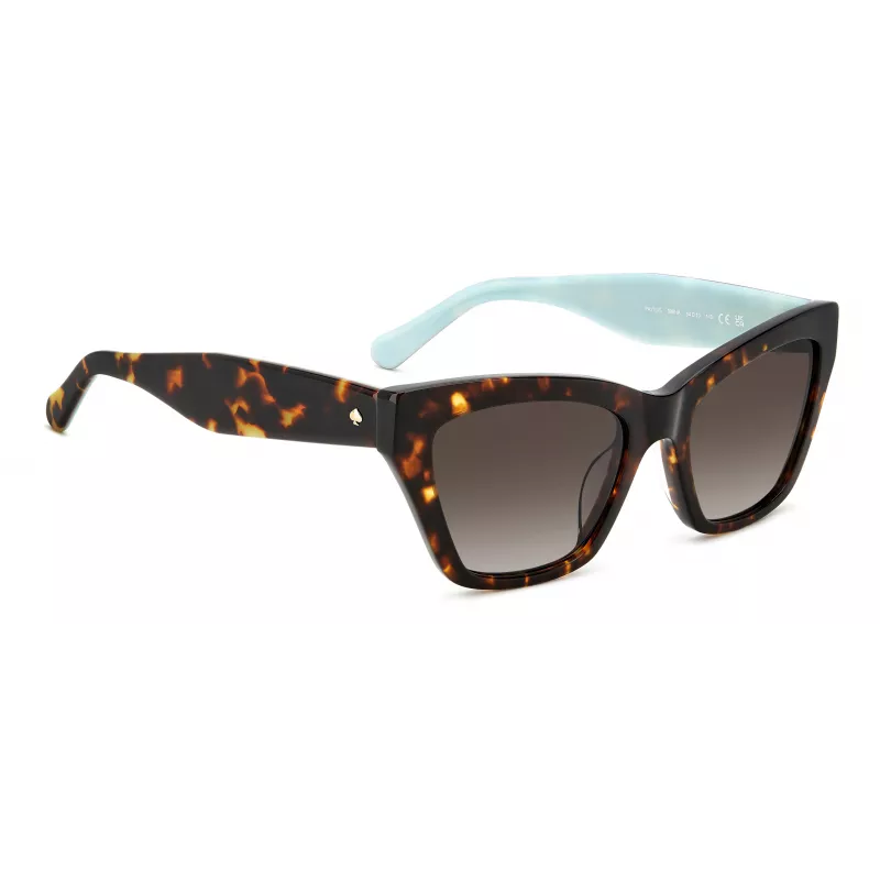 Kate Spade Gafas de sol de mujer FAYGS086F4HA Havana acetato marrón degradado 54mm