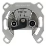 Kathrein ESE 10 Toma de antena para TV/radio, empotrar, 75 ohmios, conector macho/hembra IEC (274233)