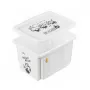 keeeper Caja con tapa 30L Karolina “Minions Bello” 45x35x27cm blanca