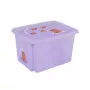 keeeper Caja con tapa 45L Karolina Capybara 55,5x40x30cm soft purple